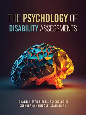 cover image of The Psychology of Disability Assessments